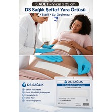 Ds Sağlık Su Geçirmez Şeffaf Pu Film Yara Örtüsü (Sezeryan Bandı)(Damla Sağlık)