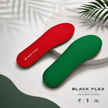 Black Flex Sponge Memory Foam Kırmızı Erkek Iç Tabanlık