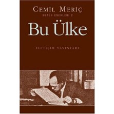 İletişim Yayınları Cemil Meriç'in Bu Ülke Eseri Normal Boy 341 Sayfa Derinlemesine Araştırma