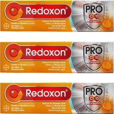 Redoxon Pro 15 Efervesan Tablet x 3 Adet Portakallı ve Mandalinalı Vitamin ve Mineral İçeren Takviye Edici Gıda