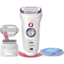 Braun Silk-épil 9 9710 SensoSmart Kablosuz Islak & Kuru 4 Ek Parçalı Epilatör 50 dk Şarj Süresi