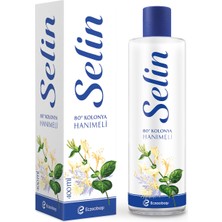 Selin 400 ml Hanımeli Kolonyası 80 Derece Dökme Ambalajda Tazelik Sunan Güzel Koku