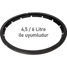 MFS Tefal Uyumlu Acticook / Nutricook / Clipso Chef / Clipso Control Düdüklü Tencere Kapak Lastiği ( 4,5 ve 6 Litre ile Uyumludur )