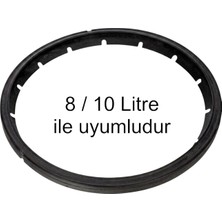 MFS Tefal Uyumlu Acticook / Nutricook / Clipso Chef / Clipso Control Düdüklü Tencere Kapak Lastiği ( 8 ve 10 Litre ile Uyumludur )
