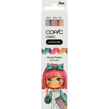 Copic Cıao Layer & Mıx Manga Set Vıbrant Palette 3 Lu