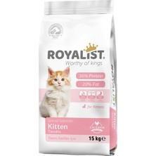 Royalist Premium Kitten Tavuklu Yavru Kedi Maması 15 kg Karışık Tat ile Besleyici Seçim