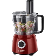 Russell Hobbs 24730-56 Desire Mutfak Robotu 600W 1,5 lt Kapasite ile Çok Fonksiyonlu Kırmızı