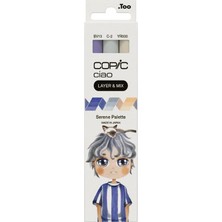 Copic Cıao Layer & Mıx Manga Set Serene Palette 3 Lu