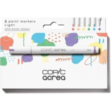 Copic Acrea Paint Marker Set Of 6 Light Colours