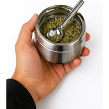 Bev Kitchen 6'lı Lüks Paslanmaz Çelik Baharat Kaşığı Seti - Mini Boy Kavanoz Kaşığı 8 cm
