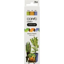 Copic Cıao Layer & Mıx 3D Set Botanıc Palette 3 Lu