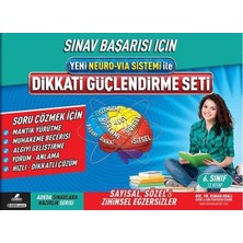 Adeda Yayıncılık Dikkati Güçlendirme Seti 6.Sınıf Sınavlara Hazırlık Serisi Yeni Neurovia Sistemi İle  - Osman Abalı