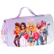 Wow Generation Taşıma Askılı Kız Çocuk Very Nice Baskılı Şık Kalem Çantası (Lila) - W6082