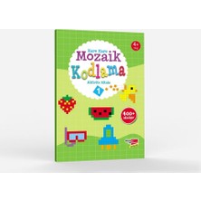 Dikkat Atölyesi Yayınları Kare Kare Mozaik Kodlama Aktivite Kitabı 1. Seviye Eğitici Kitap