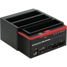 Boblov Harici HDD Docking Station USB 3.0 2.5" 3.5" SATA ve IDE Desteği ile Çok Fonksiyonlu