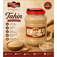 Sabıroğlu Tek Kavrulmuş Çiğ Beyaz Tahin 3000 gr