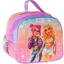 Wow Generation Star Desenli Pembe - Mor Renkli Kız Çocuk Isı Yalıtımlı Okul Beslenme Çantası - W6035
