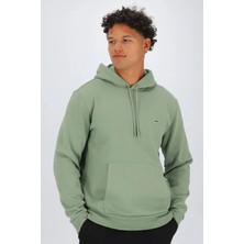 Lacoste Men's Classic Fit Kapüşonlu Yaka Organik Pamuk Erkek Sweatshirt Açık Yeşil