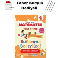 Altın Nokta Yayınevi Altın Nokta 4.sınıf Altın Beyin Matematik Test Kitabı +Kurşun Kalem Hediyeli