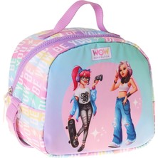 Wow Generation Be You Baskılı Yeşil - Mor Renkli Kız Çocuk Isı Yalıtımlı Okul Beslenme Çantası - W6086