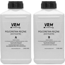 Verpol Poliüretan Döküm Reçinesi Sıvı Plastik 2 kg Ahşap Taklidi İçin Kolay Uygulama