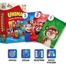 Playever Unimal - Renk ve Sayı Eşleştirme Kart Oyunu