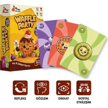 Playever Waffle Party, Dikkat, Görsel Algı ve Refleks Geliştiren Kart Oyunu (4-7 Yaş)