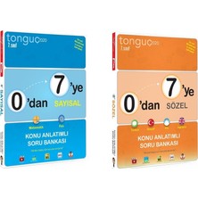 Tonguç Akademi 7. Sınıf 0'dan 7'ye Sayısal ve Sözel Konu Anlatımlı Soru Bankası Seti - 2 Kitap