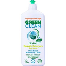 U Green Clean Bitkisel Bulaşık Deterjanı 730 ml Organik Portakal Yağlı Doğa Dostu Temizlik