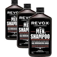 Terletmez Shop Revox Men Şampuan (400 Ml) (3 Paketi)