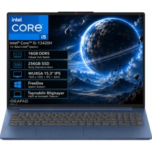 Lenovo Ideapad Slim 3 15IRH10 83K10062TR-04 Intel Core I5-13420H 16GB Ddr5 256GB SSD Wuxga 15.3" IPS 60Hz Freedos Taşınabilir Bilgisayar