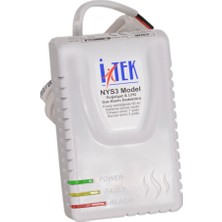 İtek Itek Nys3 Gaz Alarm Cihazı Dedektörü Hassas Sensörler ile Yüksek Sesli Alarm Özelliği