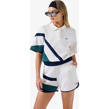 Ellesse Kadın Beyaz Polo T-Shirt.OF