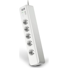 Schneider Electric PM5-GR APC 5'li Akım Korumalı 1,8 m Priz