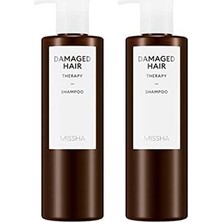 Terletmez Shop Yıpranmış Saçlar Için Yoğun Bakım Şampuanı Damaged Hair Therapy Shampoo 8809581451414 (2 Paketi)