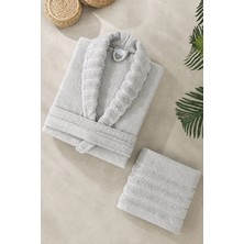 Mira Home Soft Elegance Banyo Tek Kişilik Bornoz Takımı  Pamuklu