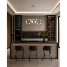 Gusto Lighting Bubble Kucuk LED Sarkıt Avize,krom 3 Renk Yanabilen LED Avize, Modern Salon Oda LED Avize