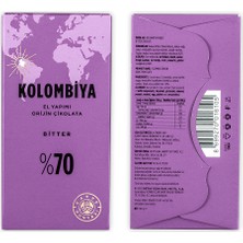 Kahve Dünyası Kolombiya Orijin Bitter Çikolata 100 gr %70 Kakao ile Eşsiz Tat Deneyimi