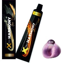 X Pro Harmony 0.22 Viyole Renkli Amonyaklı Krem Saç Boyası 99 ml Kadınlar İçin Üst Düzey Etki