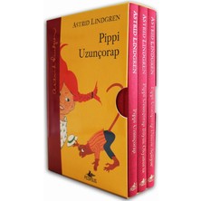 Pegasus Yayınları Astrid Lindgren Pippi Uzunçorap Serisi Kutulu Set Ciltli 3 Kitap 6 - 8 Yaş İçin Eğlenceli Hikayeler