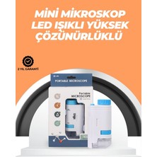 Portatif El Mikroskop – LED Işıklı, Aynı Anda Net Odaklama