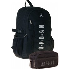 Jordan Air New York Black Siyah Ikili Sırt Çantası ve Kalemlik Seti - Erkek Çocuk - SETJA-Q3162C