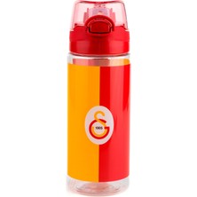 Galatasaray Sarı Kırmızı Baskılı 500 ml Pipetli Okul ve Günlük Matara/suluk - 25571