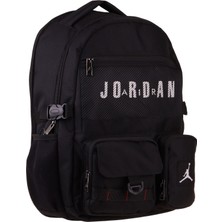 Jordan Air Beş Bölmeli Brooklyn Black Siyah Erkek Çocuk Günlük ve Okul Sırt Çantası - Q3180