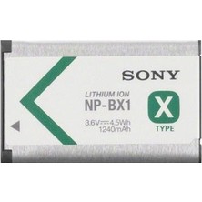 Sony NP-BX1 Şarj Edilebilir Batarya 1240mAh Lithium Ion Kapasite ile Uyumluluk