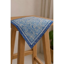 İmaj Butik Mavi Etnik Desenli Bandana