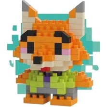 Kinku Kutulu Block-Puzzle-Yapboz-3d Zeka Geliştiren-Mini Sevimli Figürler Minyatür