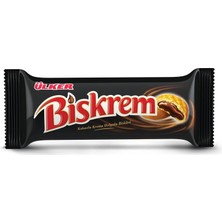 Ülker Biskrem Kakaolu Krema Dolgulu Bisküvi - 100 gram - 18 Adet