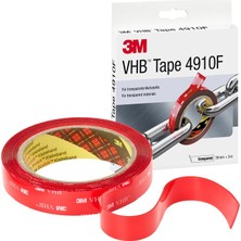 3M VHB 4910F Şeffaf Çift Taraflı Akrilik Bant 20444 Yüksek Yapışma Gücü ile Dayanıklı