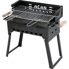 Açan P2 Büyük Pervazlı Mangal Sac Malzeme ile Katlanabilir 27 cm x 43 cm Boyutlarıyla